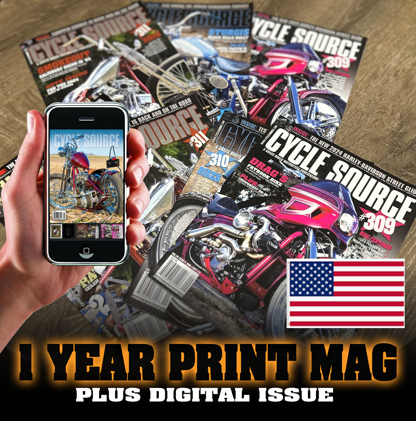 1 YEAR (6 Issues) ISSUE Subscription - US Subscribers